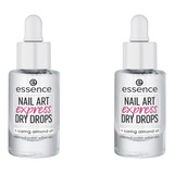 Kit 2 Óleos Secantes Para Unhas Express Dry Drops Essence