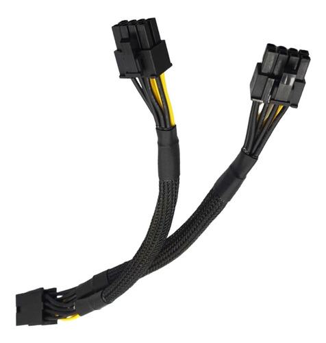Cable Adaptador Splitter 8 Pin A 2x Pcie 8 Pin 6+2 Reforzado