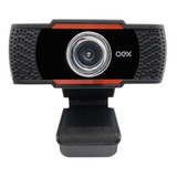 Webcam Lente Angular Usb 720p Oex W200 Com Microfone 2 Mpx