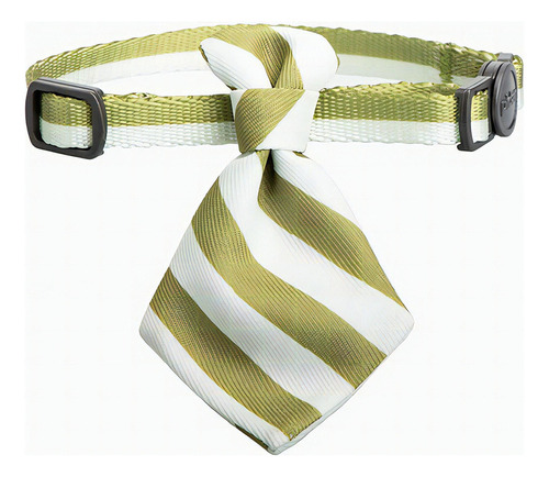 Collar Corbata Para Gatos. Serie A, Mascotas - Pidan. Color Olivo