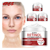 Crema Hidratante Facial Con Retinol, 4 Unidades, Con Vitamin