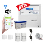 Kit Alarma Inalámbrica Wifi App Local Casa Haltel Ht-8001