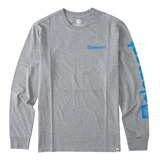 Polera M/l Hombre Joint Gris Element