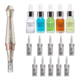 Dermapen Dr Pen E30 + 10 Agujas Nano + Kit Booster Serum