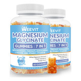 Magnesio  Gomitas Glicinato Magnesio 400 Mg Weevit 2 Pack