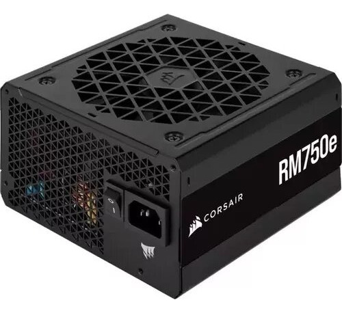 Fonte Atx 750w Corsair Rm750e 80 Plus Modular P/gabinete Cor Preto 110v/220v