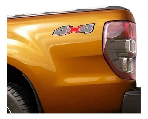 Sticker 4x4 Costados Batea Compatible Con Ranger 2018 2021 