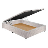 Cama Box Baú Paropas Tecido White Casal 138