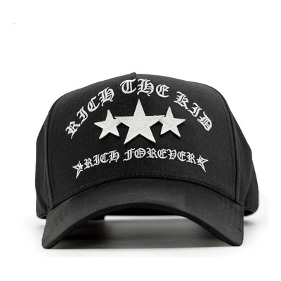 Gorra Barbas Hats Chrome I Gold Black \u002F Calidad G5 Color Rich Star Diseño De La Tela Lisa Talla Ajustable | Envío gratis