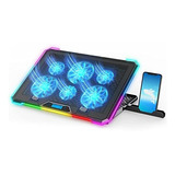 Almohadilla De Refrigeracion Rgb Para Laptop, Enfriador De C