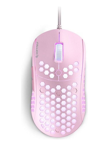 Mouse Gamer Ultraleve Fallen F75 Pink/rosa