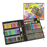 150 Set De Arte Profesional, Pintura Niños Kit De Dibujo