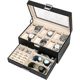 Caja Organizadora De Joyas Y Relojes Hombres Y Mujeres,...