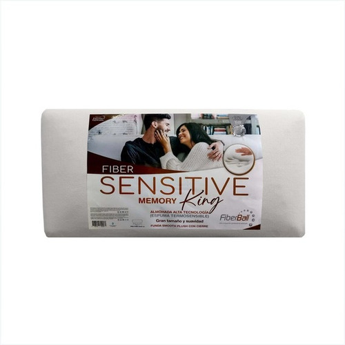 Almohada Inteligente Sensitive King 80x40cm Fiberball 