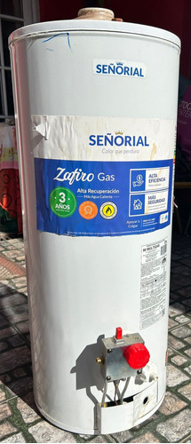 Termotanque Multigas Señorial Zafiro Tsz-85 Blanco 85l