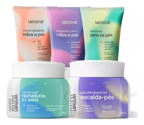 Combo Spa Dos Pés Kit Antirachaduras E Tratamento Labotrat