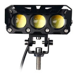 Par Faros De Lupa Luz Led Spot Doble Color Par Autos Motos