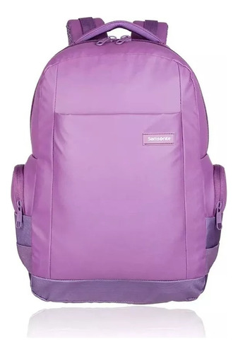 Mochila Samsonite Elevation Vulcan Color Grape Diseño Lisa 27l