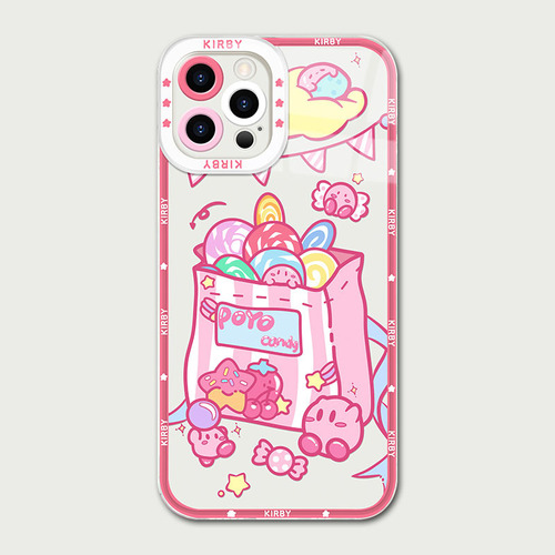 Bonita Funda De Silicona Suave Kirby Para iPhone 14 Pro Max