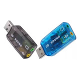 Tarjeta De Sonido Externa Usb · Audio 5.1 Virtual / 3d Sound