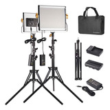 Profesional Led Para Foto Video Kit Iluminacion 3200-5600k