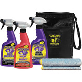 Kit De Limpieza Wizards Para Motocicleta 650ml 5pzs