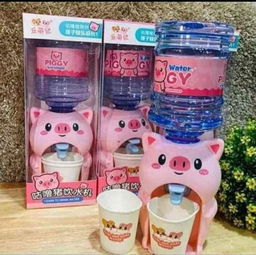 20 Pz Mini Garrafon Con Dispensador De Agua Cerdito Mayoreo