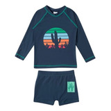 Conjunto Infantil Masculino Juvenil Tip Top Navio 1 A 16