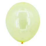 Globos Fluor Amarillo 25 Unidades 23cm