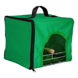 Bolsa Caixa De Transporte Verde Para Carregar Pequenas Aves