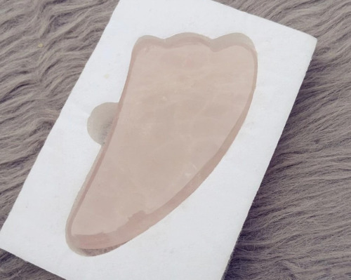 Gua Sha Facial  Cuarzo Rosa Facial Corporal