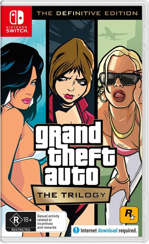 Grand Theft Auto: The Trilogy  Definitive Edition Rockstar Games Nintendo Switch Físico