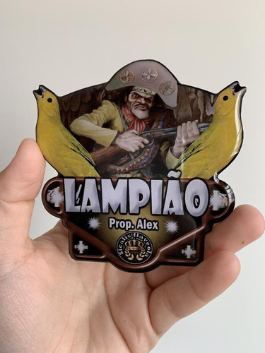 Placa Personalizada Para Gaiola De Pássaros Bagunceiro Trinc