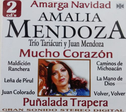 Amalia Mendoza - Amarga Navidad / Mucho Corazón 