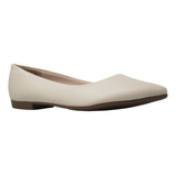 Balerinas Crema Casuales Zapatos Mujer Beira Rio 4136200