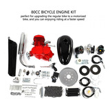 Kit De Motor De Gas, 80 Cc Bicicleta Motoizada Bicicleta 2 T