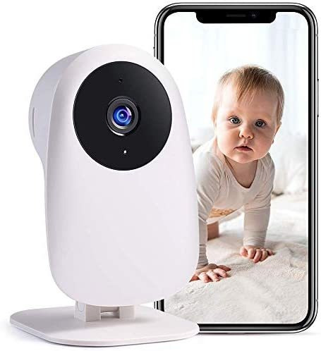 Monitor Para Bebé Nooie 1080p Compatible Con Alexa -blanco