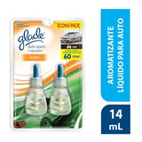 Aromatizante Glade Para Auto Sport Nitro 14ml - 2 Repuestos