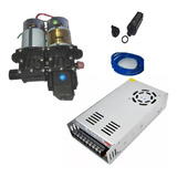 Motor Bomba Diafragma 12v 6ah 150 Psi + Fonte + Kit Filtro 