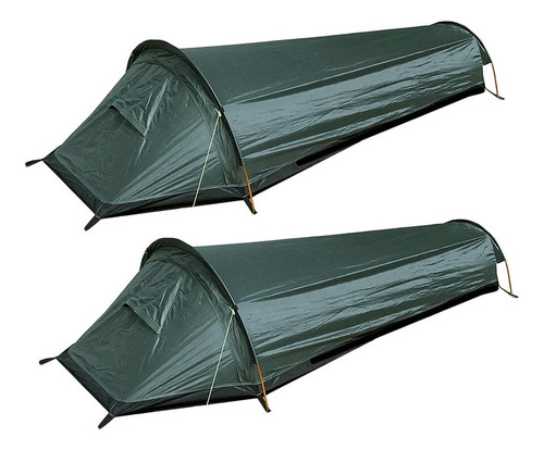 2 Uds., Impermeable, Tienda De Campaña, Saco De Dormir, .