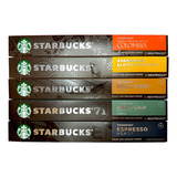 50 Cápsulas Nespresso Starbucks Surtidas