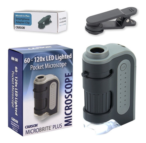 Microscopio Bolsillo Portátil Carson 60-120x Microbrite Plus