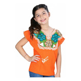 Blusa Niña Artesanal Mexicana Bordado Chiapas 