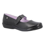 Ballerinas Urbanas 749895pr Piel Res Boton Sin Tacon