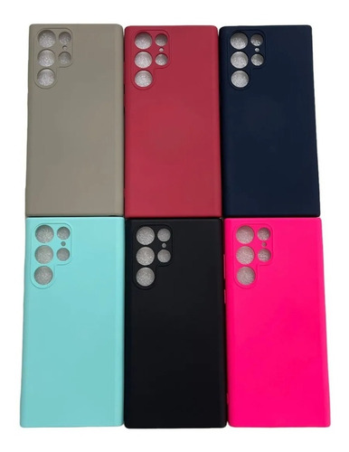 Funda Silicone Case Con Felpa Para Samsung S22+ S22 Plus