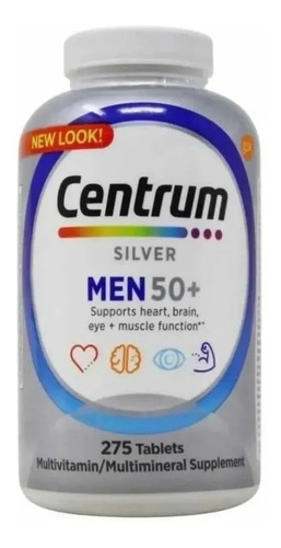 Centrum Silver Men 50+ Homem Multivitaminico 275 Tablets