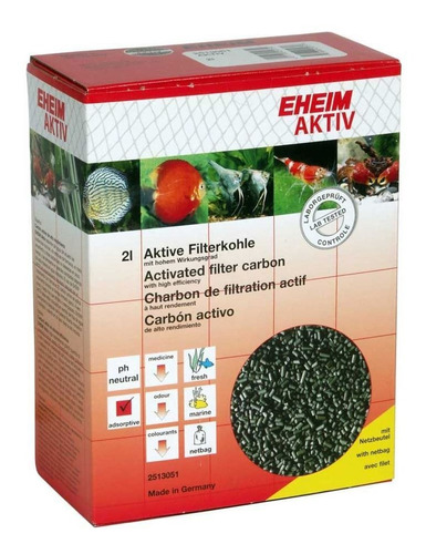 Eheim Aktiv 1lts / 140g -carbón Activo De Alto Rendimiento