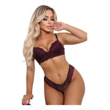 Lingerie Luxo Kit Com 5 Conjuntos No Atacado Oferta