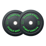 Discos Para Crossfit 15 Lbs 2 Pzas Caucho Pesas Barras Gym