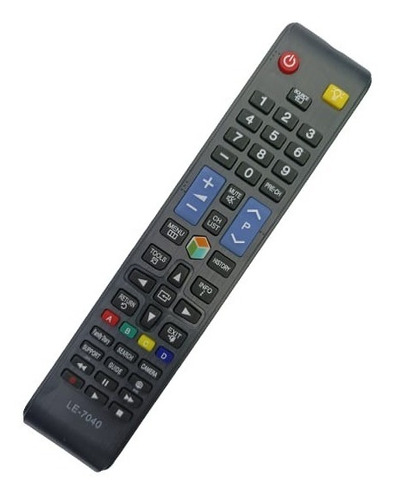 Controle Remoto Compativel Tv Sansung 3d Cod Le-7040
